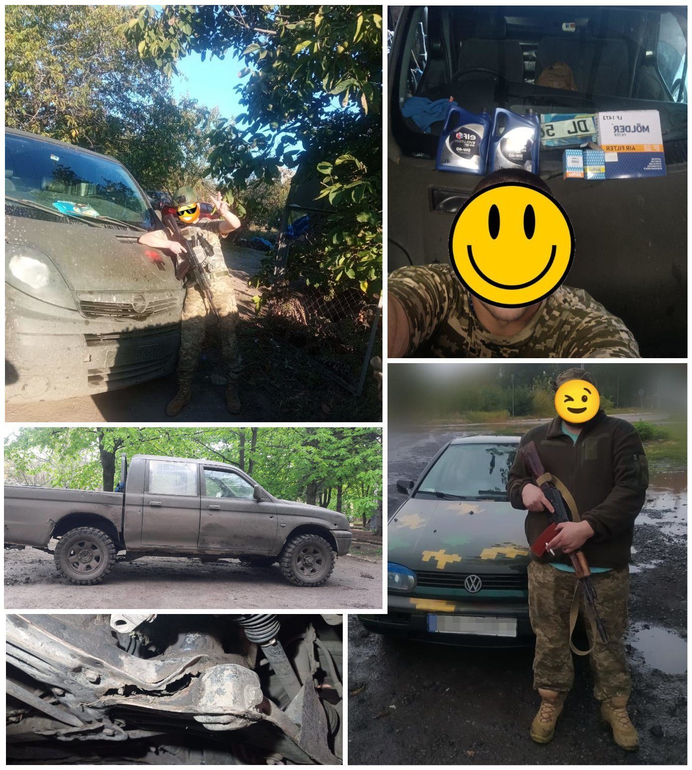 Repaired cars