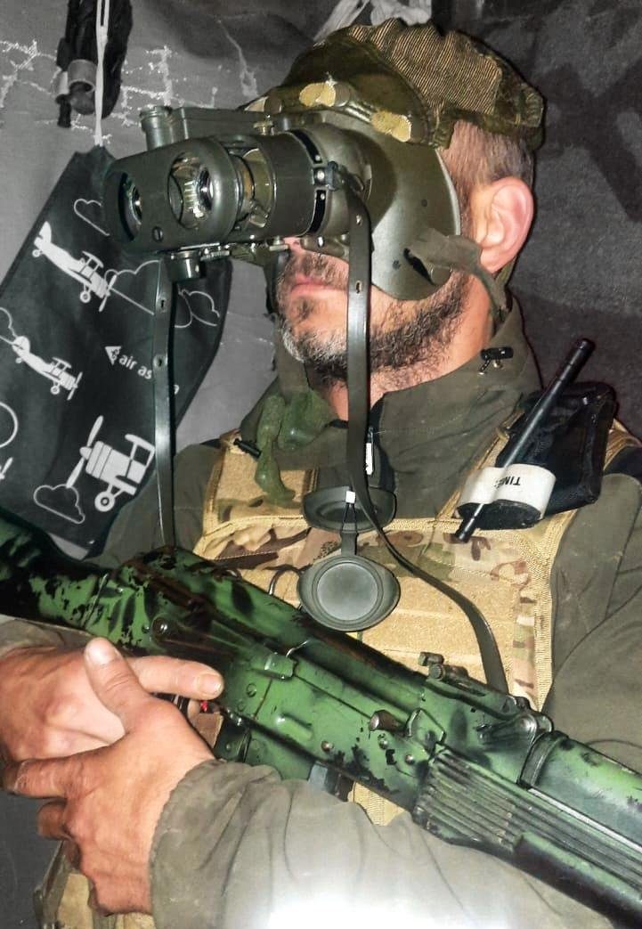Soldier with our device