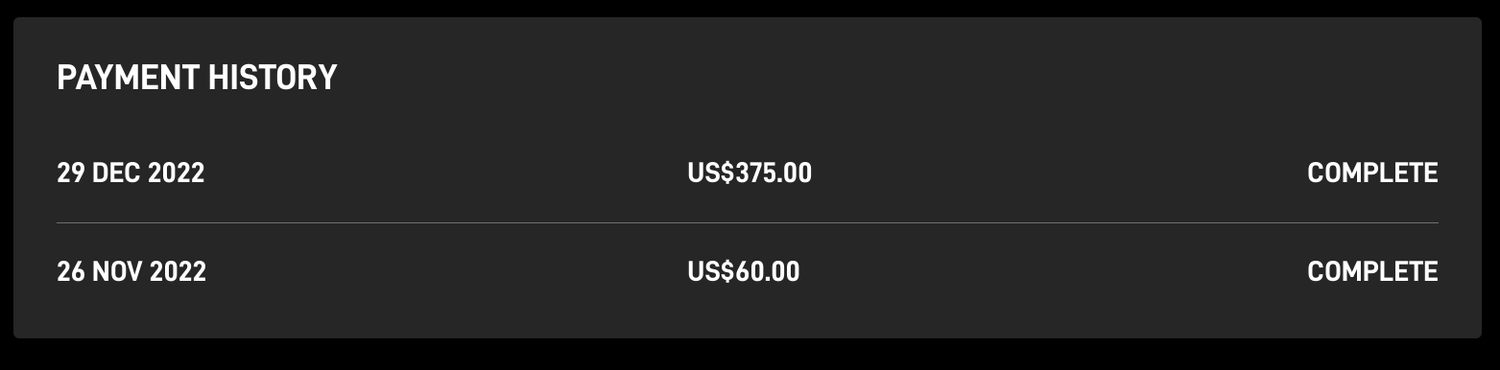 Starlink Payments
