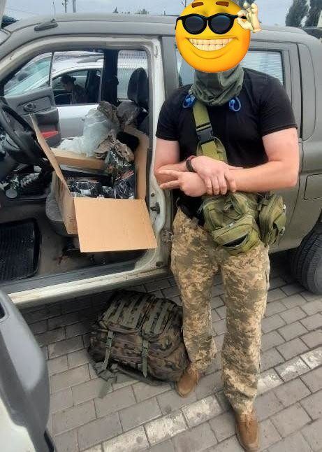 Happy and thankful soldiers