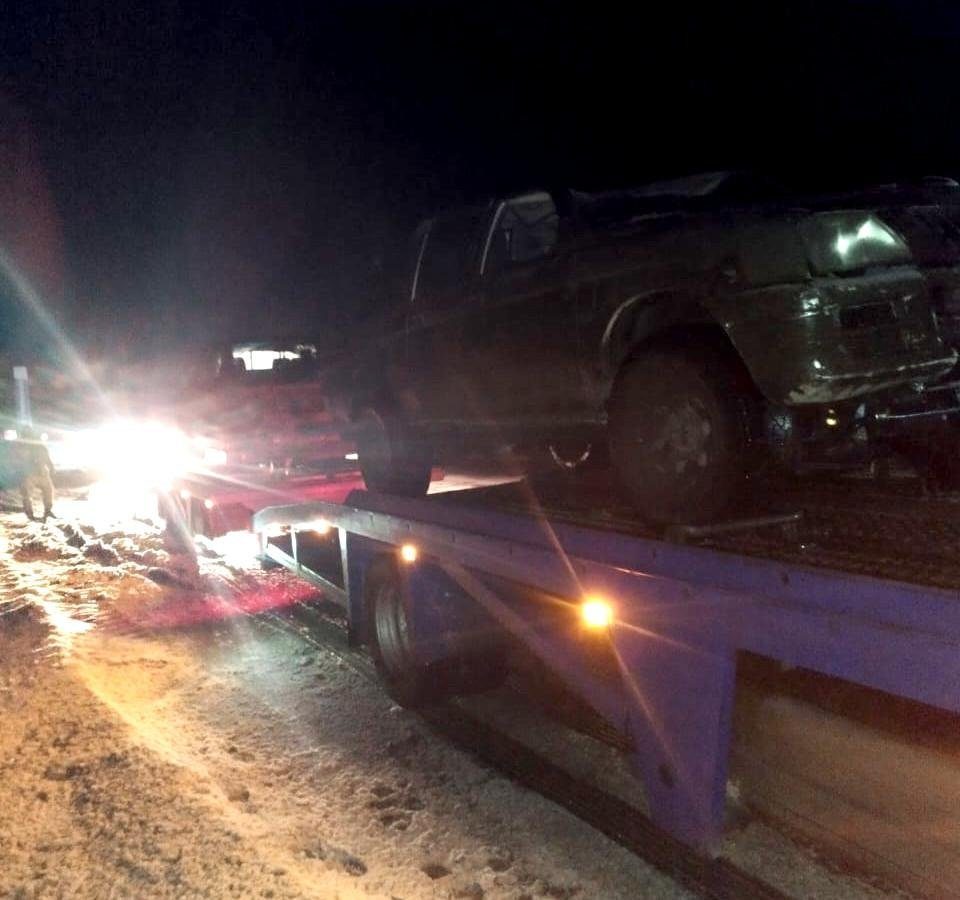 Towing of the truck
