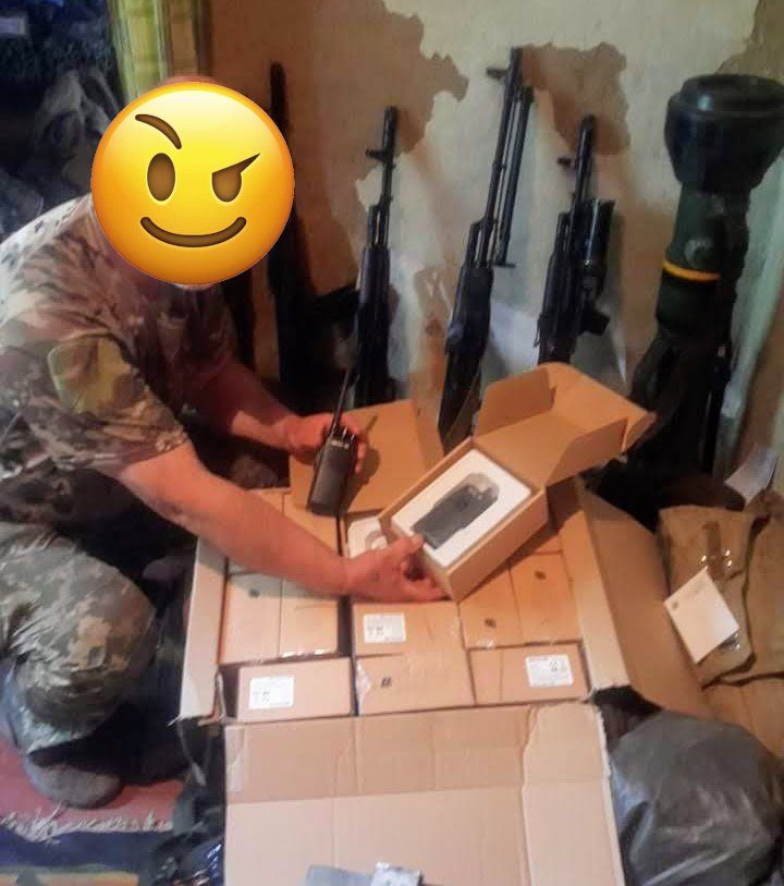 Radios on the front line!